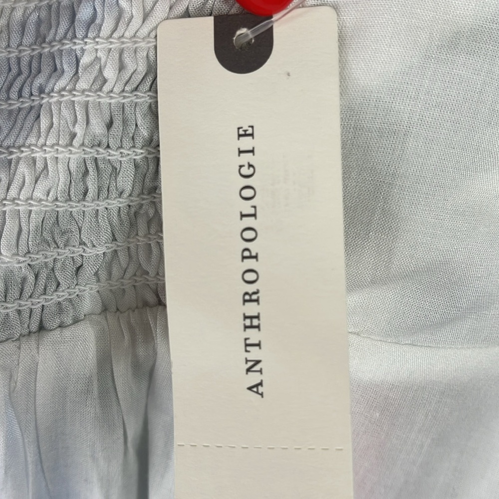 Anthropologie Maeve Halter Midi Sundress Dress Lined Cotton Vacation NWT Sz M - Picture 13 of 14